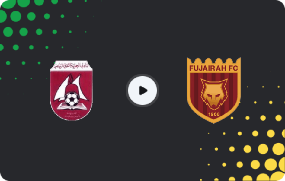 Where to watch Al Hamriyah — Al Fujairah SC, First Division, 03.05.2026