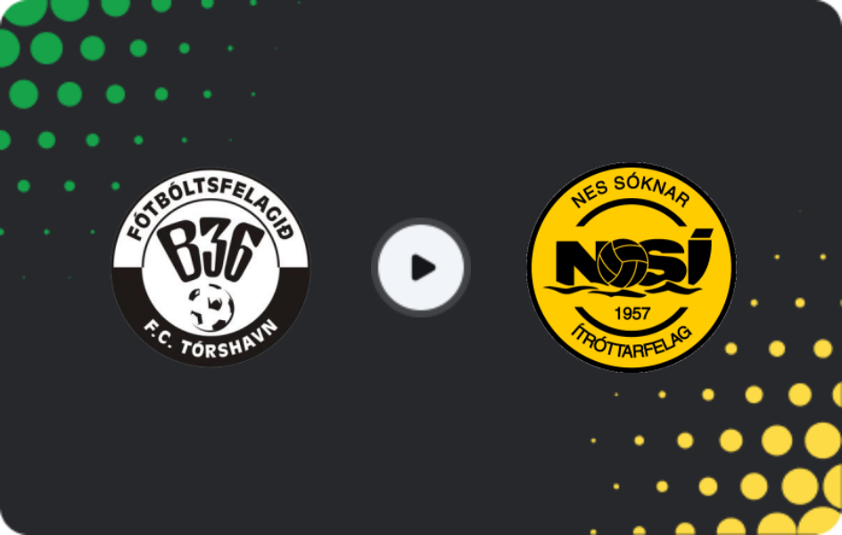 Where to watch B36 Torshavn — NSI Runavik, Meistaradeildin, 03.05.2026