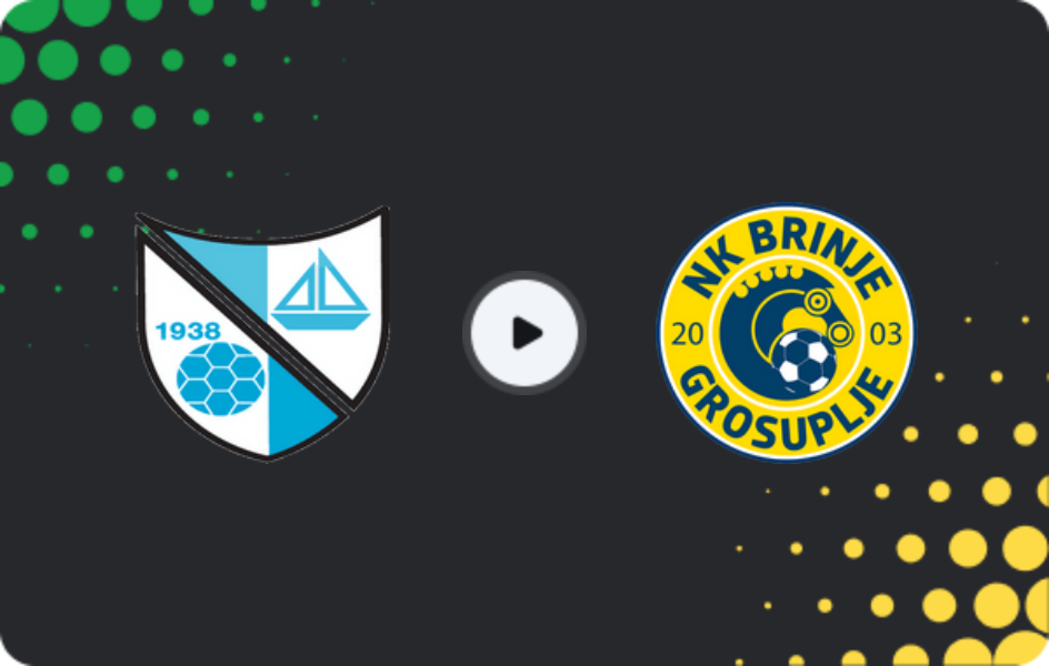 Where to watch Dekani — Brinje-Grosuplje, 2. SNL, 03.05.2026