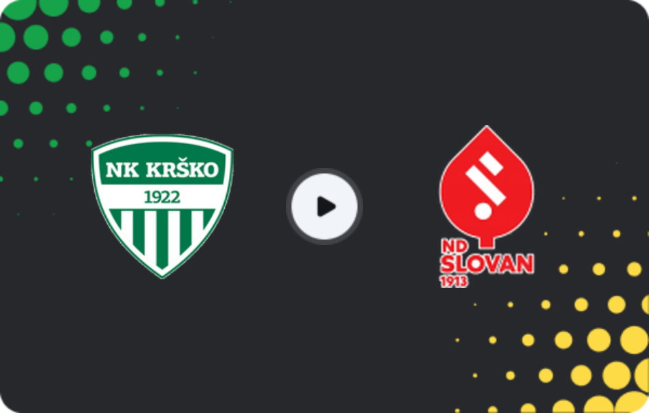 Where to watch Krško — Slovan Ljubljana, 2. SNL, 03.05.2026