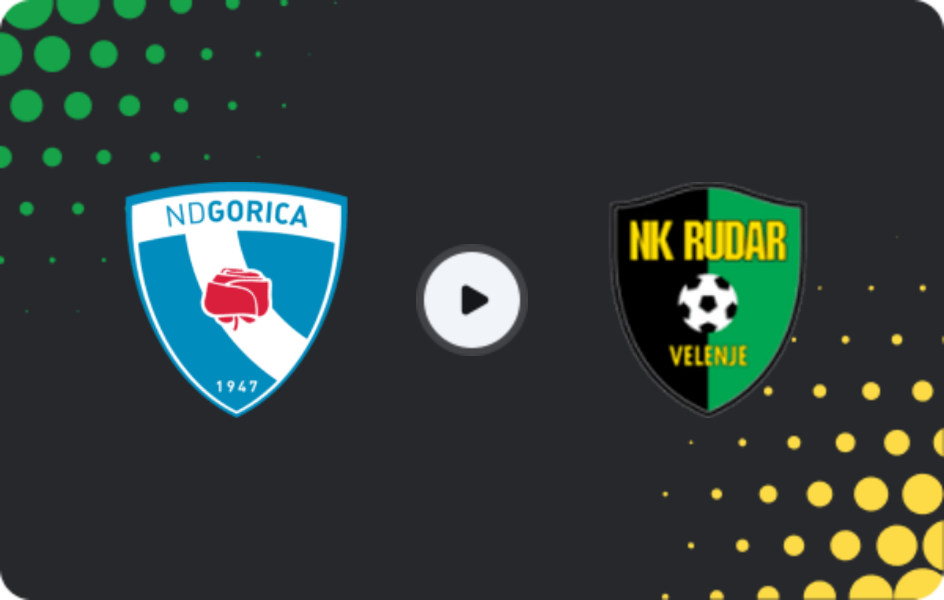 Where to watch Gorica — Rudar, 2. SNL, 03.05.2026