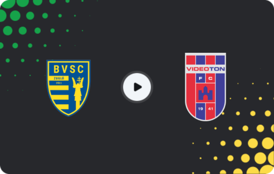 Where to watch BVSC — Fehérvár FC, NB II, 03.05.2026