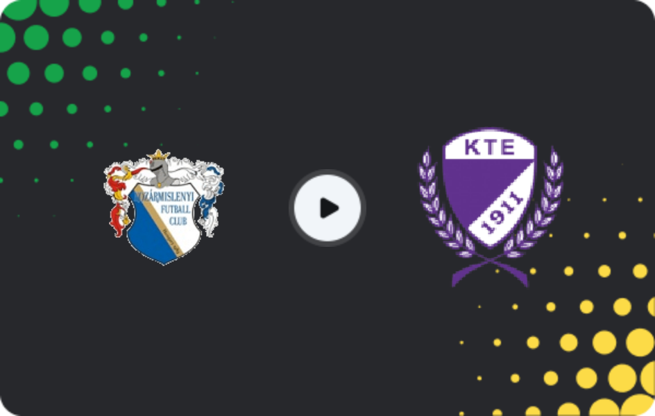 Where to watch Kozarmisleny FC — Kecskeméti TE, NB II, 03.05.2026
