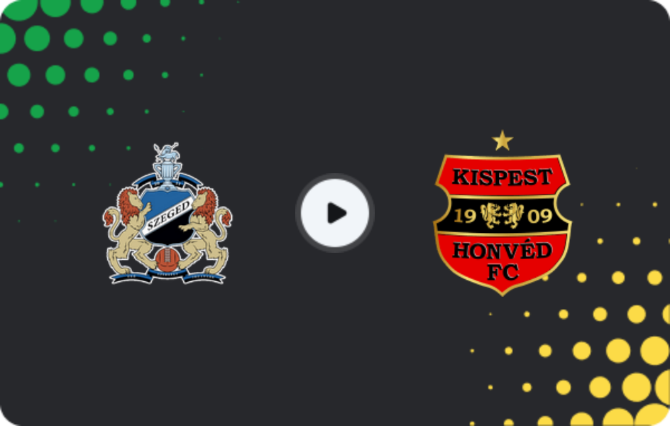 Where to watch Szeged 2011 — Budapest Honved, NB II, 03.05.2026