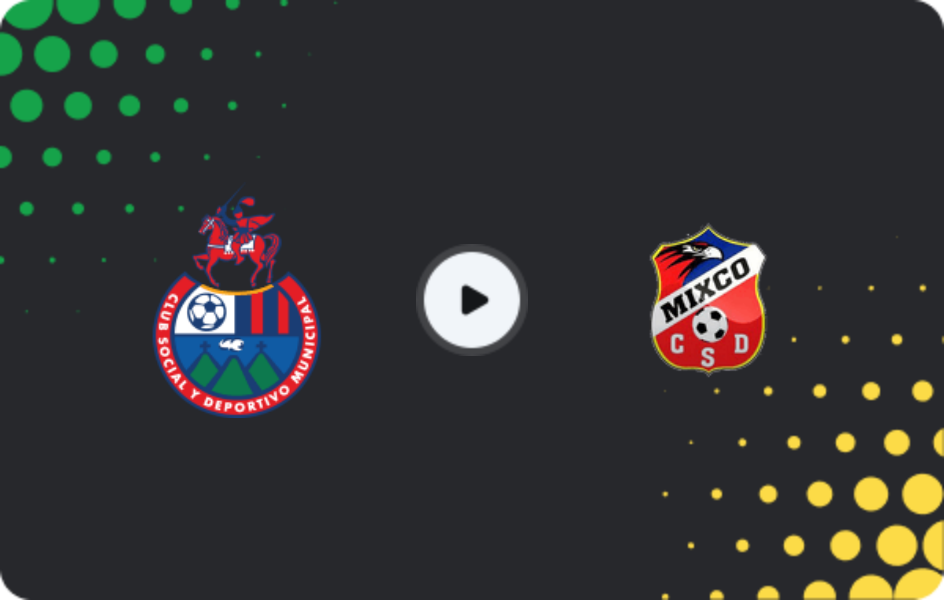 Where to watch Municipal — Mixco, Liga Nacional, 03.05.2026