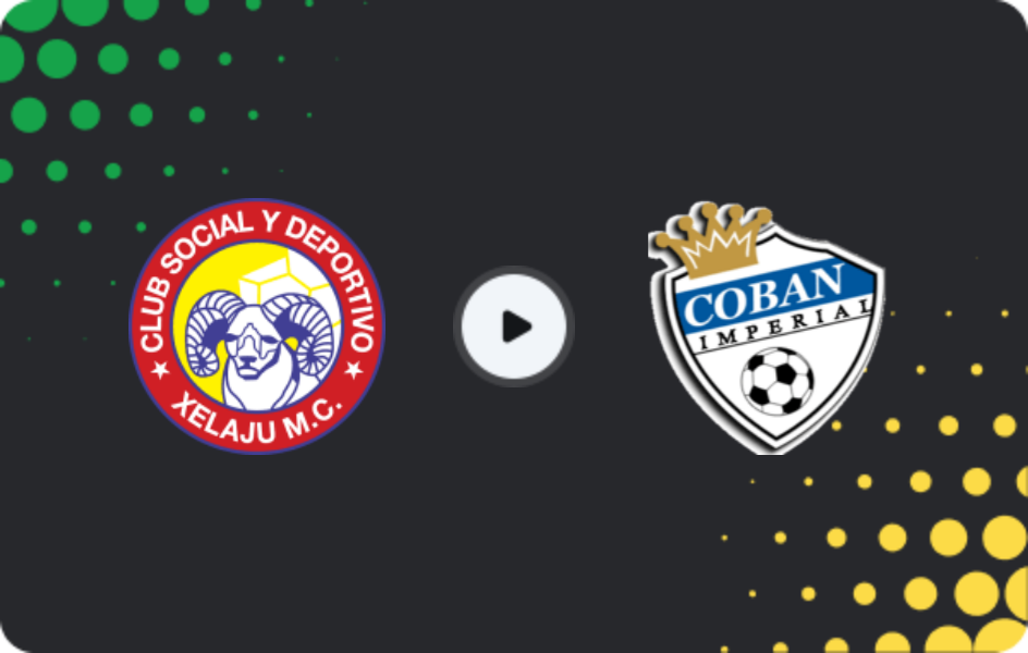 Where to watch Xelajú — Cobán Imperial, Liga Nacional, 03.05.2026