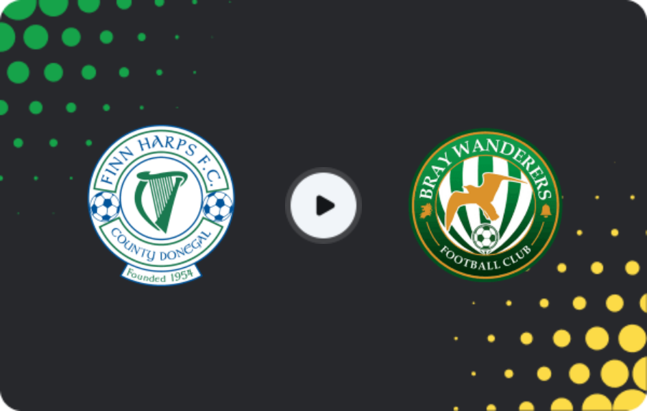 Where to watch Finn Harps — Bray Wanderers, First Division, 04.05.2026