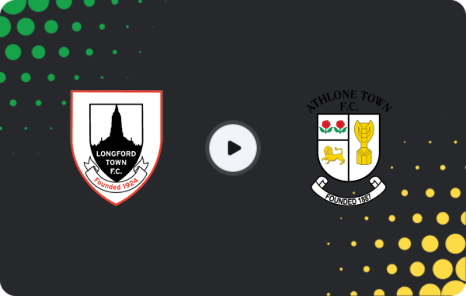 Where to watch Longford Town — Athlone Town, First Division, 04.05.2026