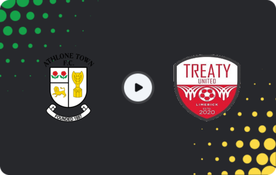 Where to watch Athlone Town — Treaty United, First Division, 08.05.2026