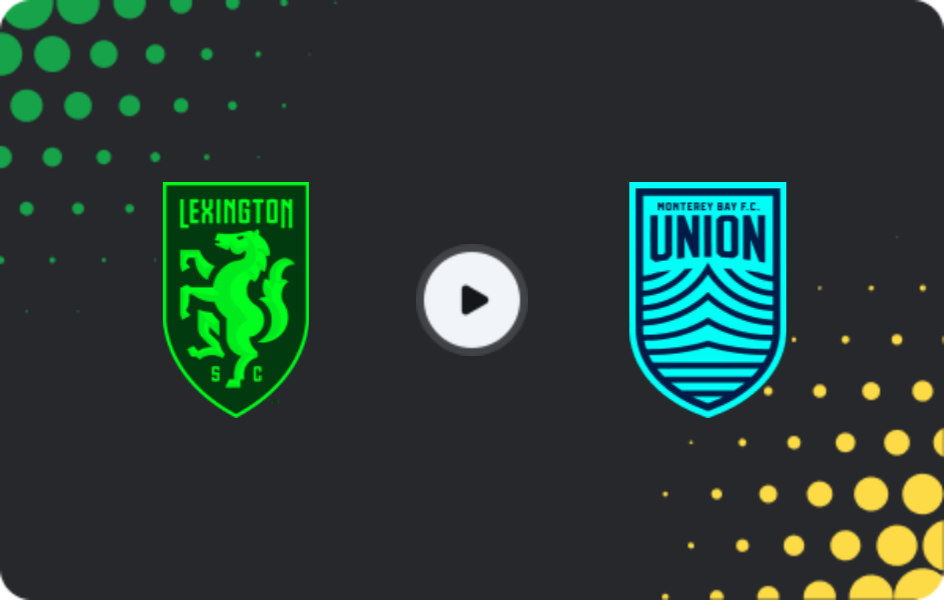 Where to watch Lexington — Monterey Bay, USL Championship, 08.05.2026