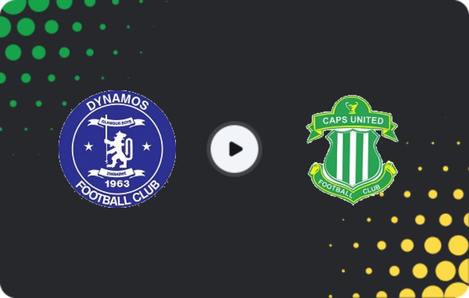 Where to watch Dynamos — CAPS United, Premier Soccer League, 09.05.2026