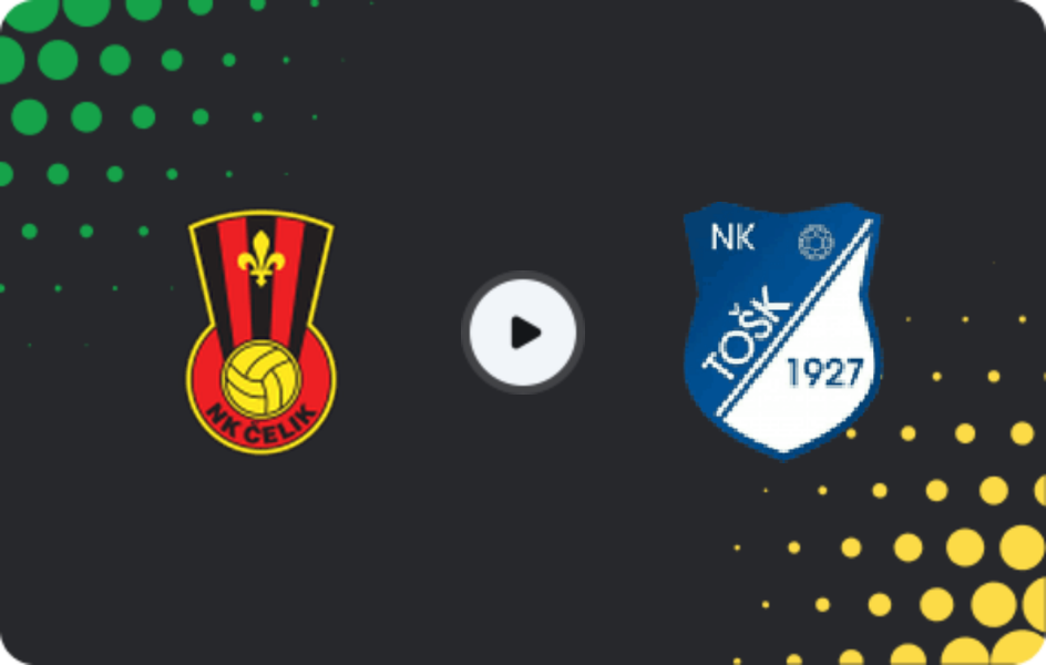 Where to watch Čelik — TOŠK Tešanj, 1st League - FBiH, 09.05.2026