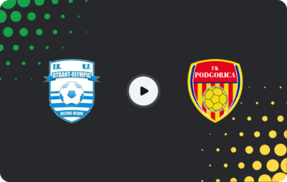 Where to watch Otrant-Olympic — Mladost Lješkopolje, Second League, 09.05.2026