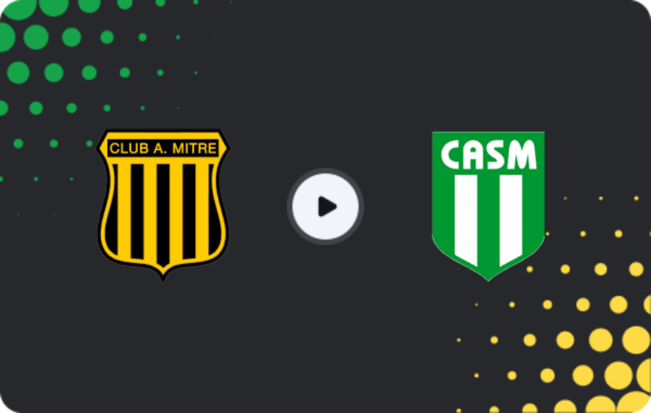 Where to watch Atletico Mitre — San Miguel, Primera Nacional, 16.05.2026