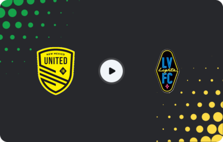 Where to watch New Mexico United — Las Vegas Lights, USL Championship, 09.05.2026