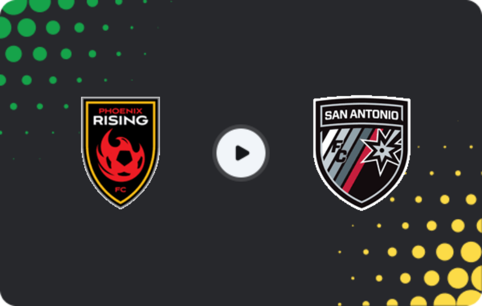 Where to watch Phoenix Rising — San Antonio, USL Championship, 09.05.2026