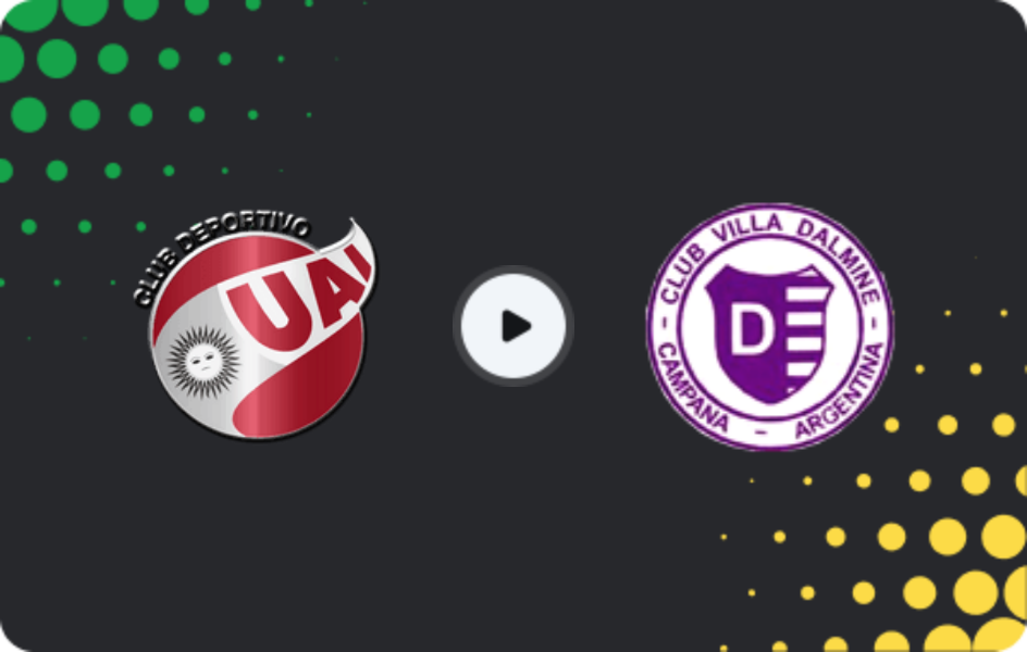 Where to watch UAI Urquiza — Villa Dalmine, Primera B Metropolitana, 16.05.2026
