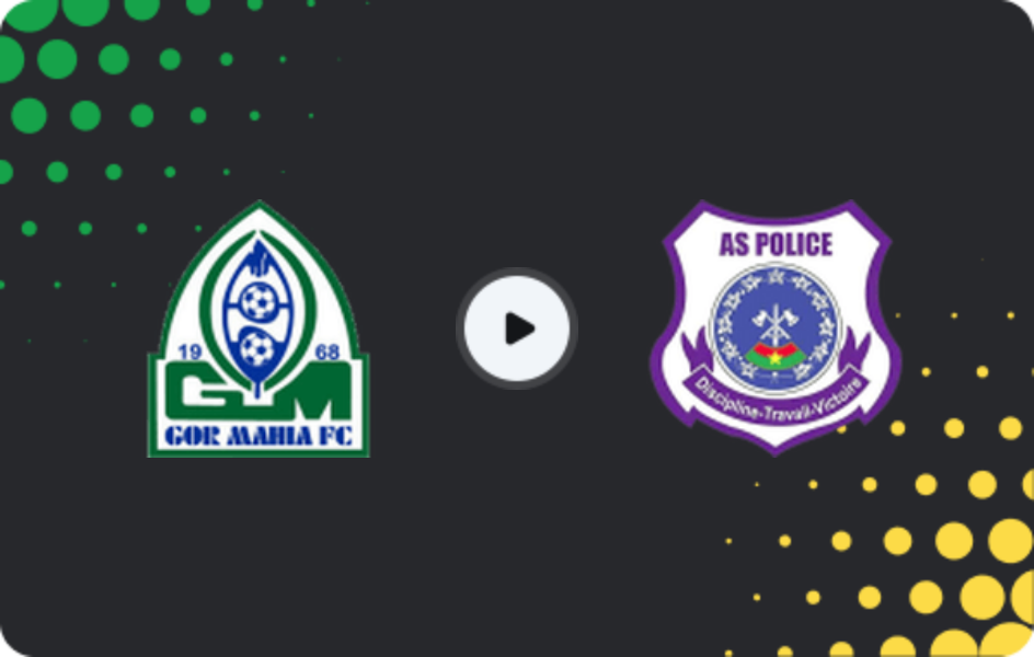 Where to watch GOR Mahia — Police, Premier League, 10.05.2026