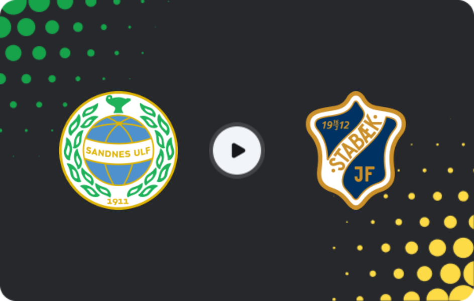 Where to watch Sandnes ULF — Stabaek, 1. Division, 10.05.2026