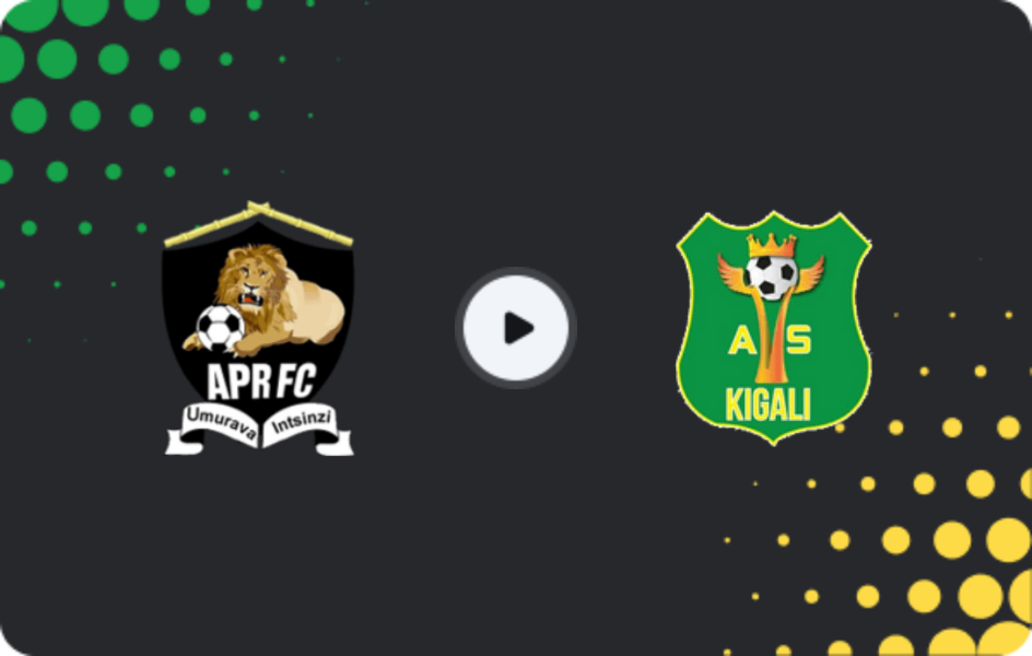Where to watch APR — AS Kigali, National Soccer League, 10.05.2026