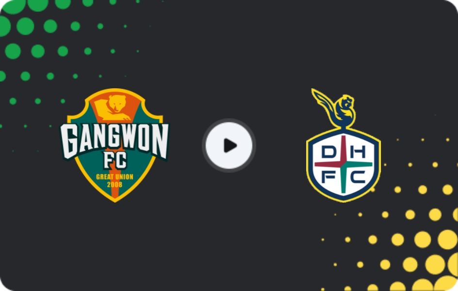 Where to watch Gangwon FC — Daejeon Citizen, K-League 1, 12.05.2026