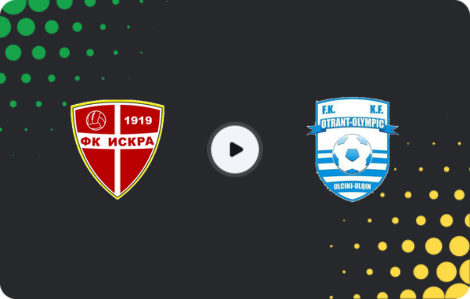 Where to watch Iskra — Otrant-Olympic, Second League, 13.05.2026