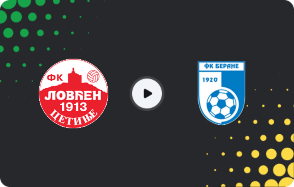 Where to watch Lovćen — Berane, Second League, 13.05.2026