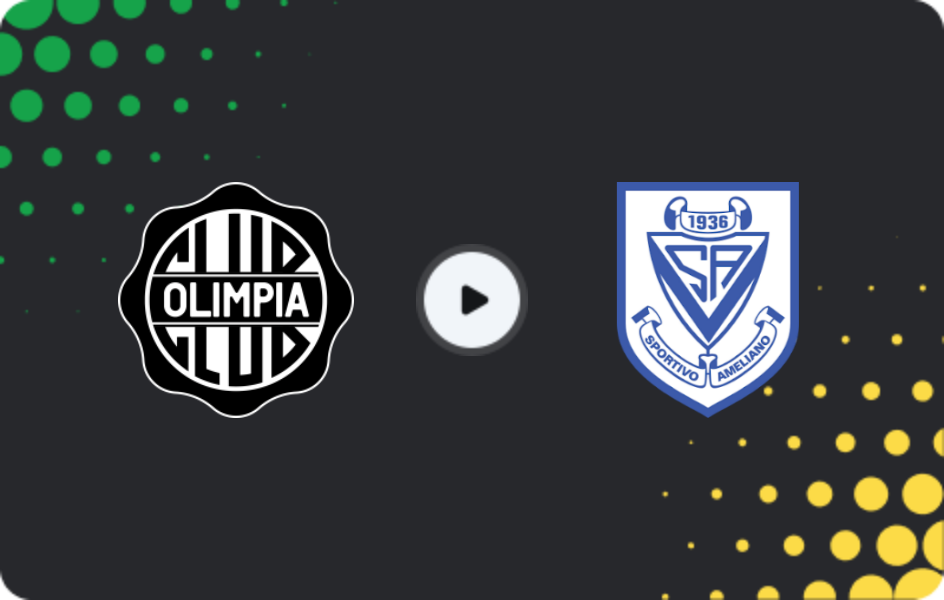 Where to watch Olimpia — Sportivo Ameliano, Division Profesional - Apertura, 13.05.2026
