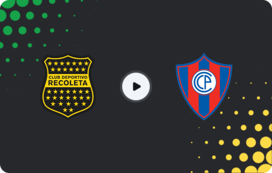Where to watch Deportivo Recoleta — Cerro Porteno, Division Profesional - Apertura, 13.05.2026