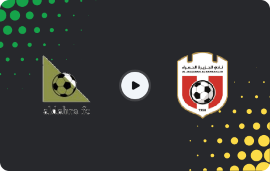 Where to watch Al Dahra — Al Jazira Al Hamra, First Division, 15.05.2026