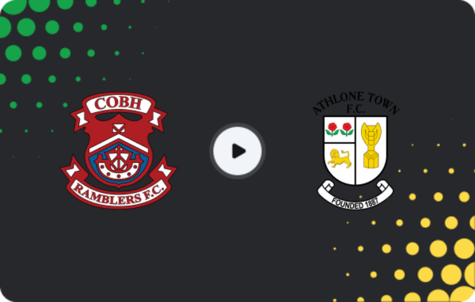 Where to watch Cobh Ramblers — Athlone Town, First Division, 15.05.2026