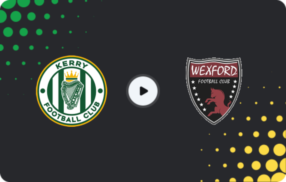 Where to watch Kerry — Wexford, First Division, 15.05.2026