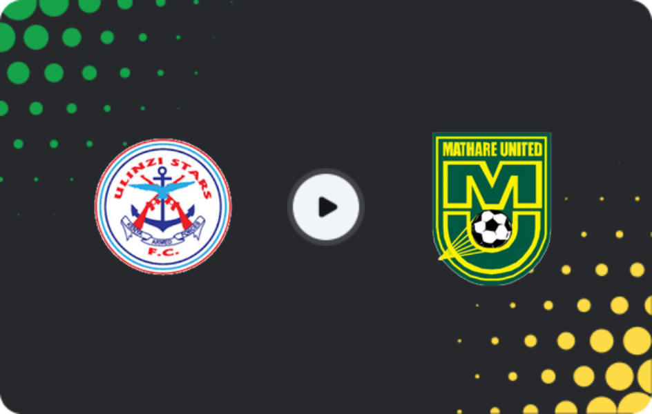 Where to watch Ulinzi Stars — Mathare United, Premier League, 16.05.2026