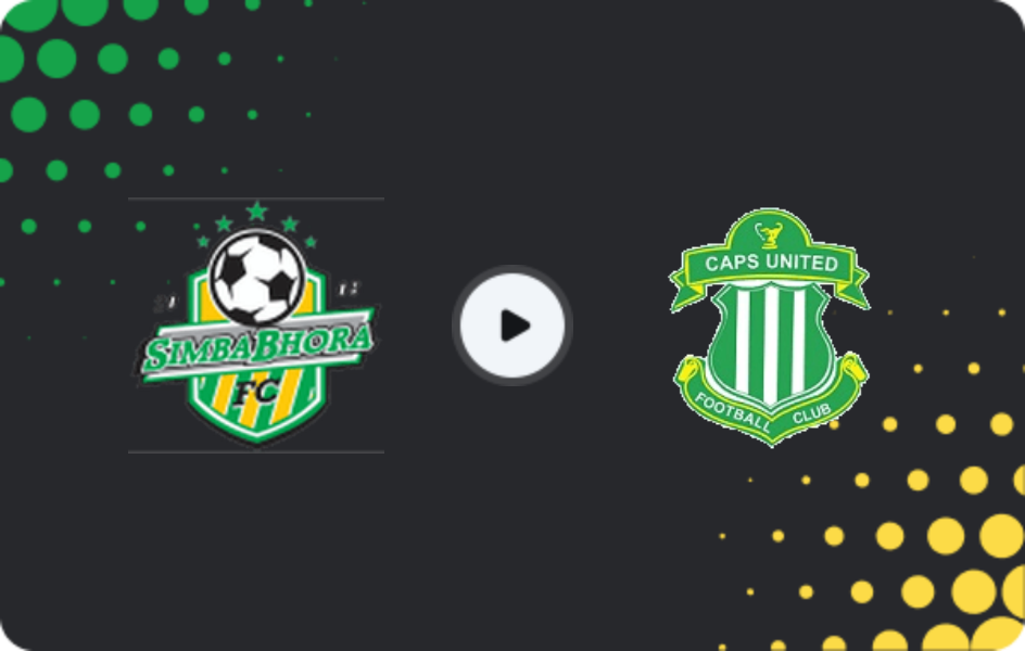 Where to watch Simba Bhora — CAPS United, Premier Soccer League, 16.05.2026