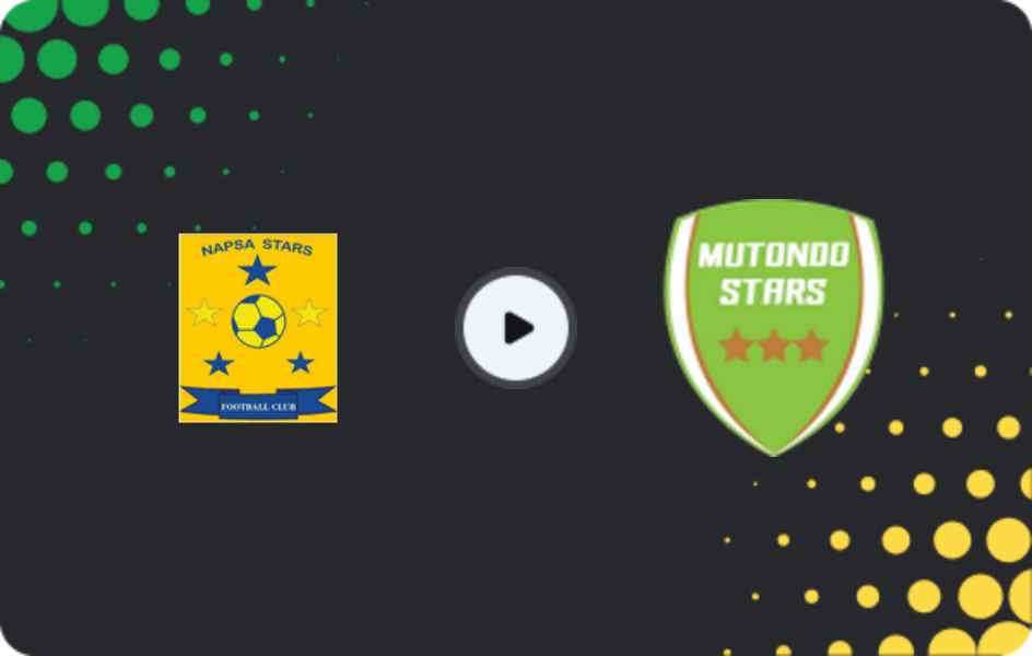 Where to watch NAPSA Stars — Mutondo Stars, Super League, 16.05.2026