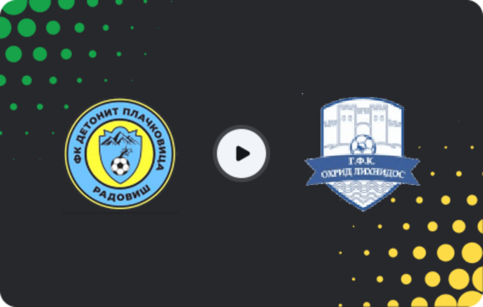 Where to watch Detonit Plachkovica — Ohrid, Second League, 16.05.2026