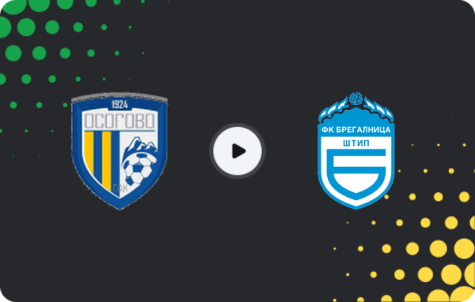 Where to watch Osogovo — Bregalnica Štip, Second League, 16.05.2026