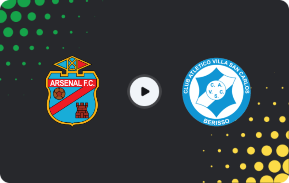 Where to watch Arsenal Sarandi — Villa San Carlos, Primera B Metropolitana, 23.05.2026