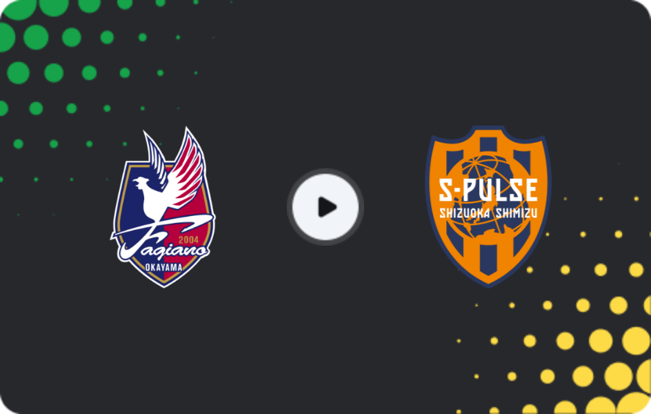 Where to watch Fagiano Okayama — Shimizu S-pulse, J1 League, 17.05.2026