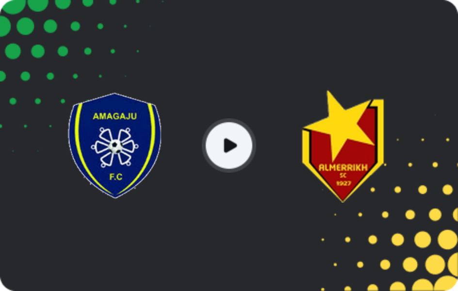 Where to watch Amagaju — Al Merreikh, National Soccer League, 17.05.2026