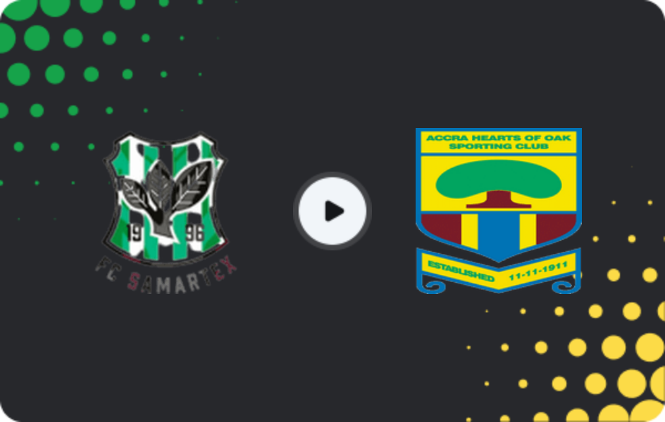 Where to watch Samartex — Hearts of Oak, Premier League, 17.05.2026