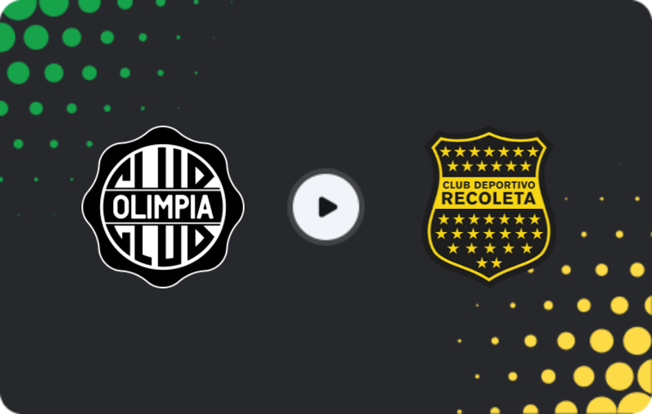 Where to watch Olimpia — Deportivo Recoleta, Division Profesional - Apertura, 19.05.2026