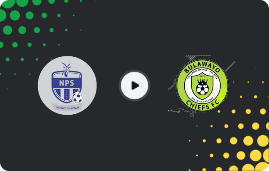 Where to watch Ngezi Platinum — Bulawayo Chiefs, Premier Soccer League, 23.05.2026