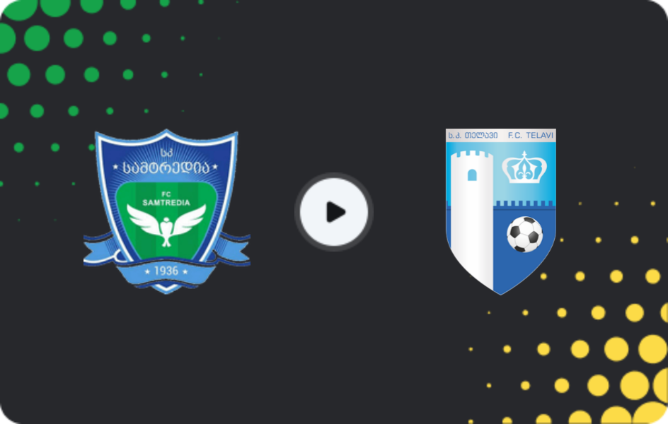 Where to watch Samtredia — Telavi, Erovnuli Liga 2, 24.05.2026