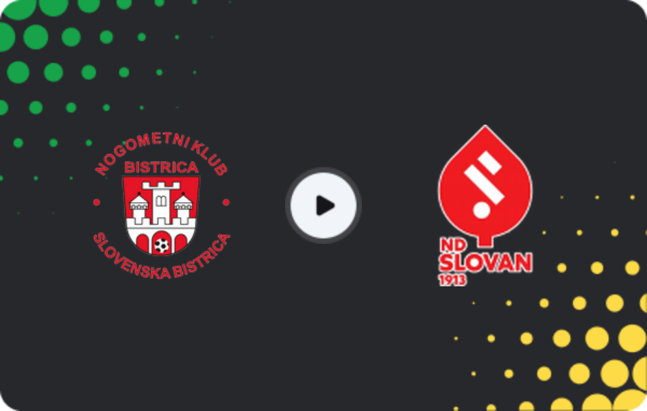 Where to watch Bistrica — Slovan Ljubljana, 2. SNL, 24.05.2026