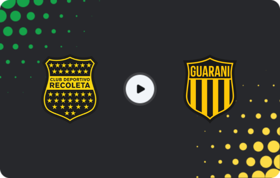 Where to watch Deportivo Recoleta — Guarani, Division Profesional - Apertura, 24.05.2026