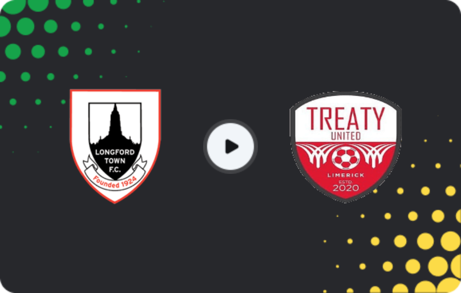 Where to watch Longford Town — Treaty United, First Division, 29.05.2026