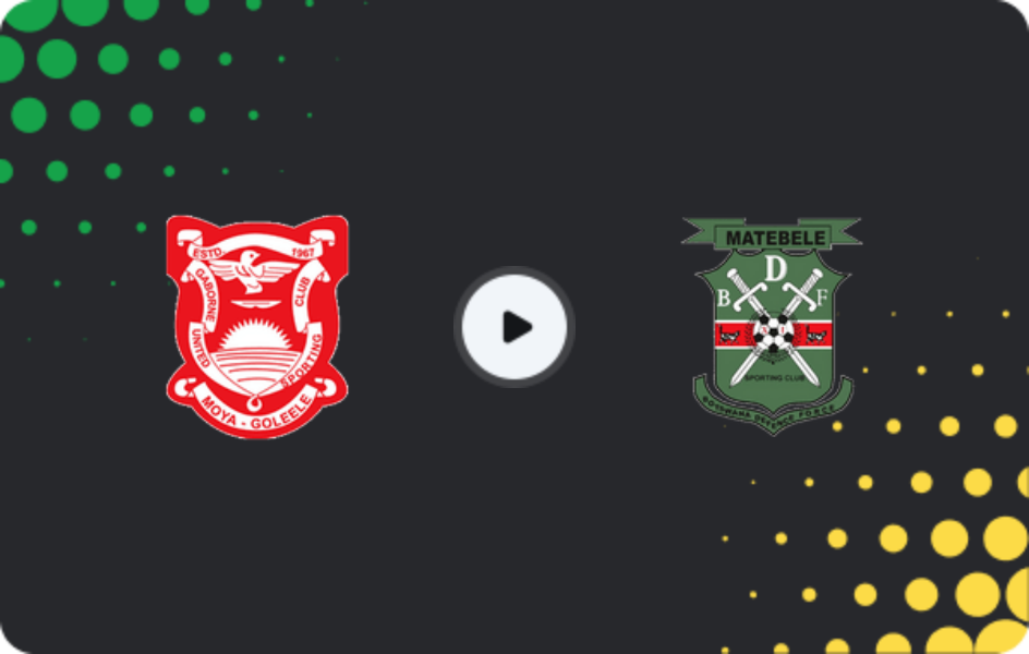 Where to watch Gaborone United — BDF XI, Premier League, 30.05.2026