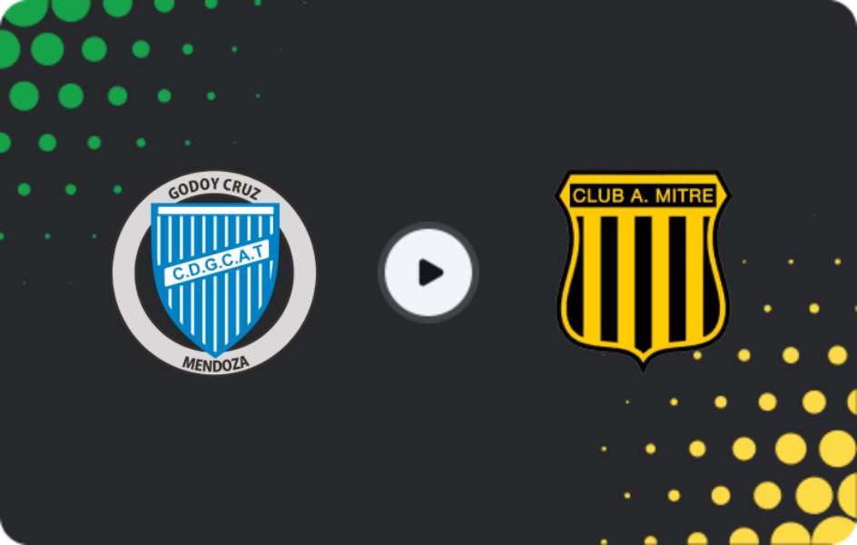 Where to watch Godoy Cruz — Atletico Mitre, Primera Nacional, 06.06.2026