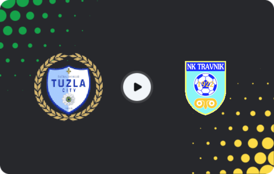 Where to watch Tuzla City — Travnik, 1st League - FBiH, 30.05.2026